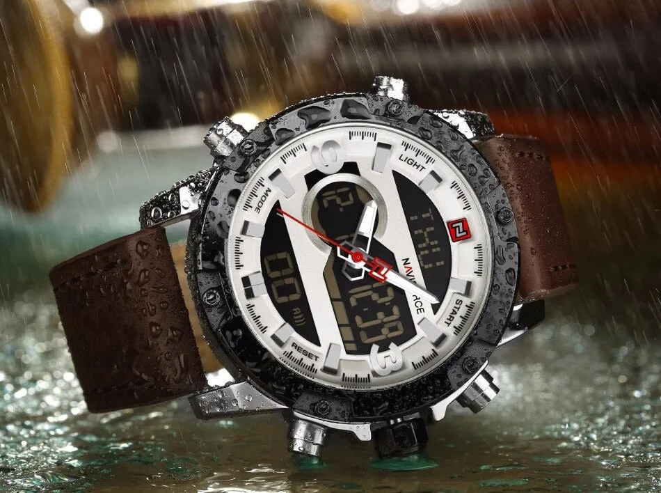 Waterproof Casual Sport Military Quartz Clock Watches for Men