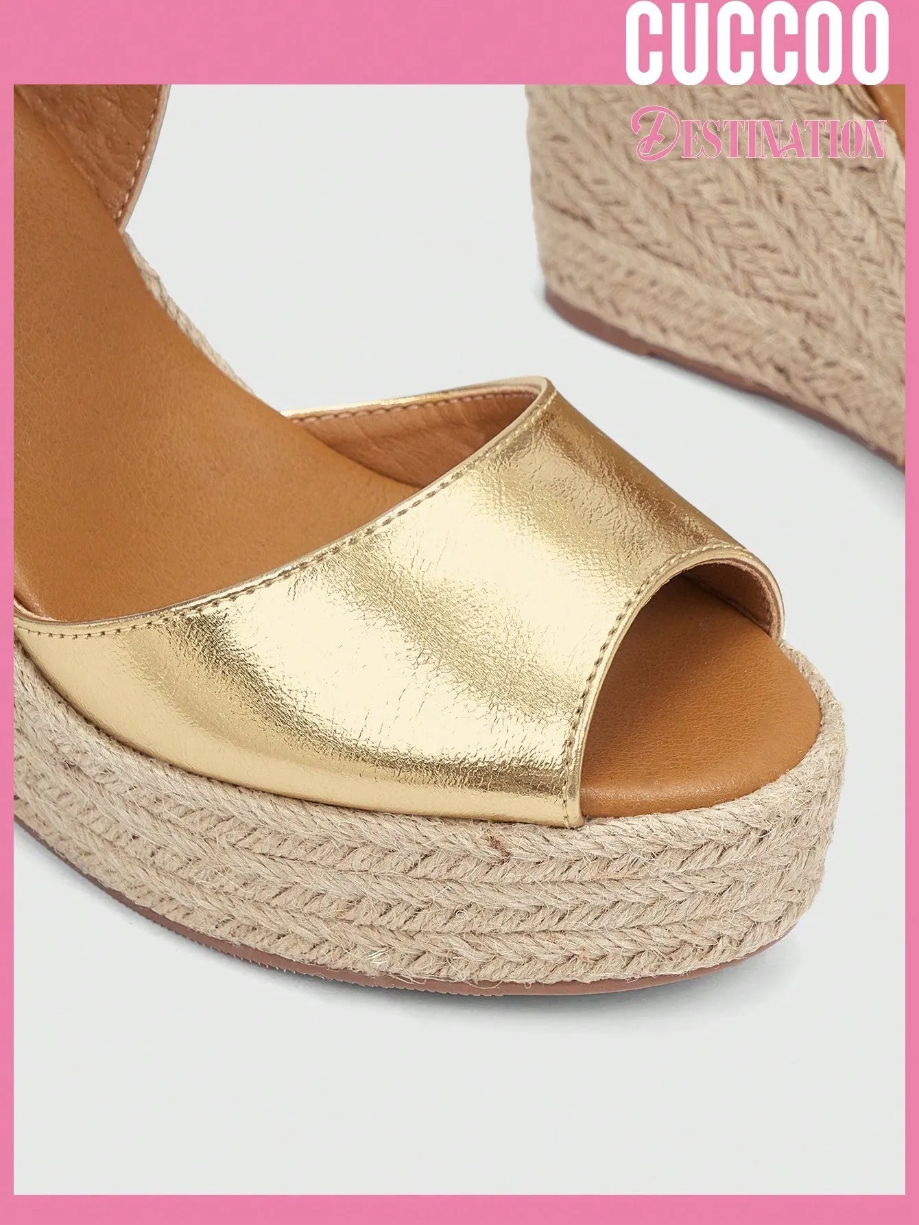 Woman Shoes Fashionable Espadrille Wedge Sandals For Spring And Summer