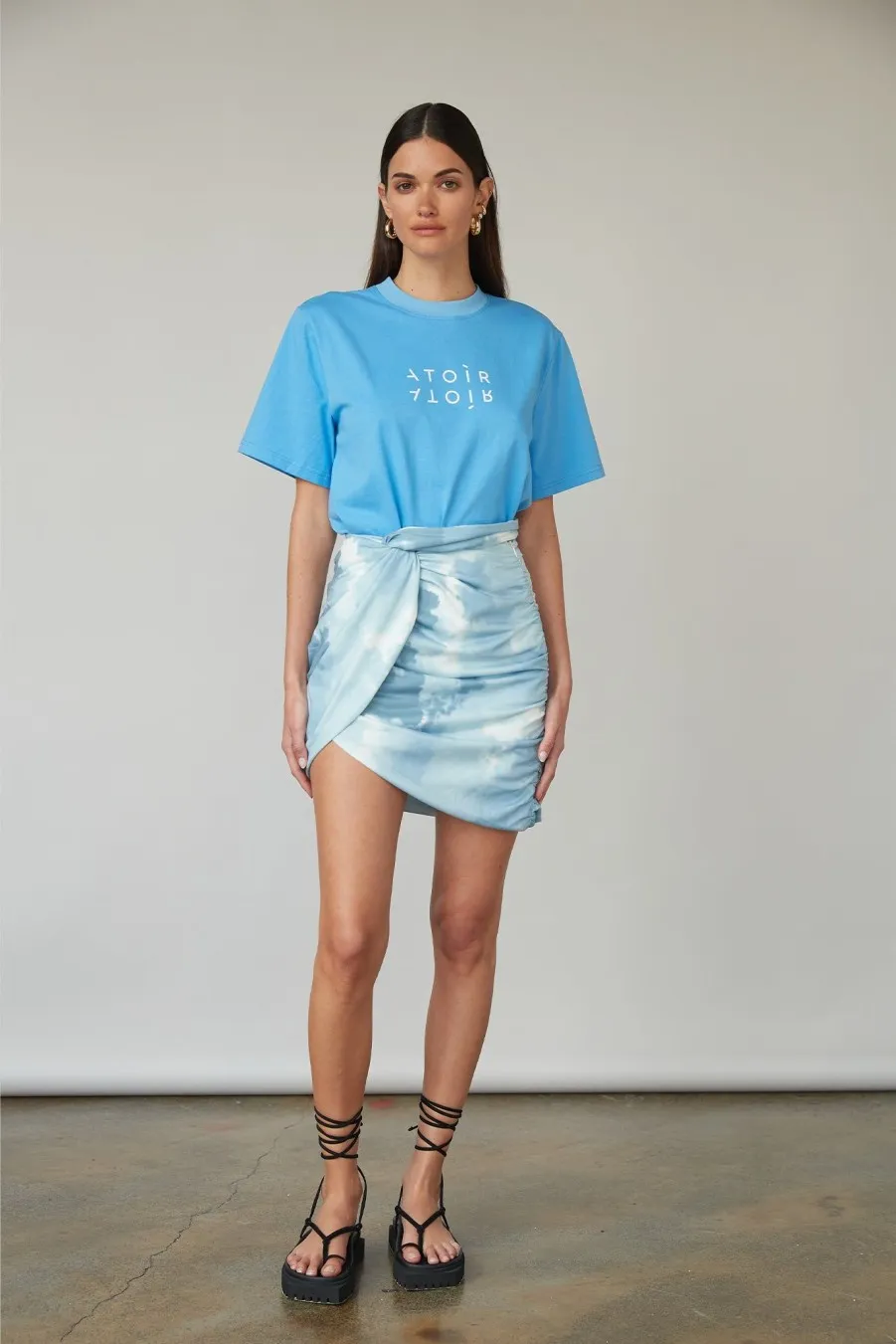 Women Atoir  | Cassandra Skirt Sky