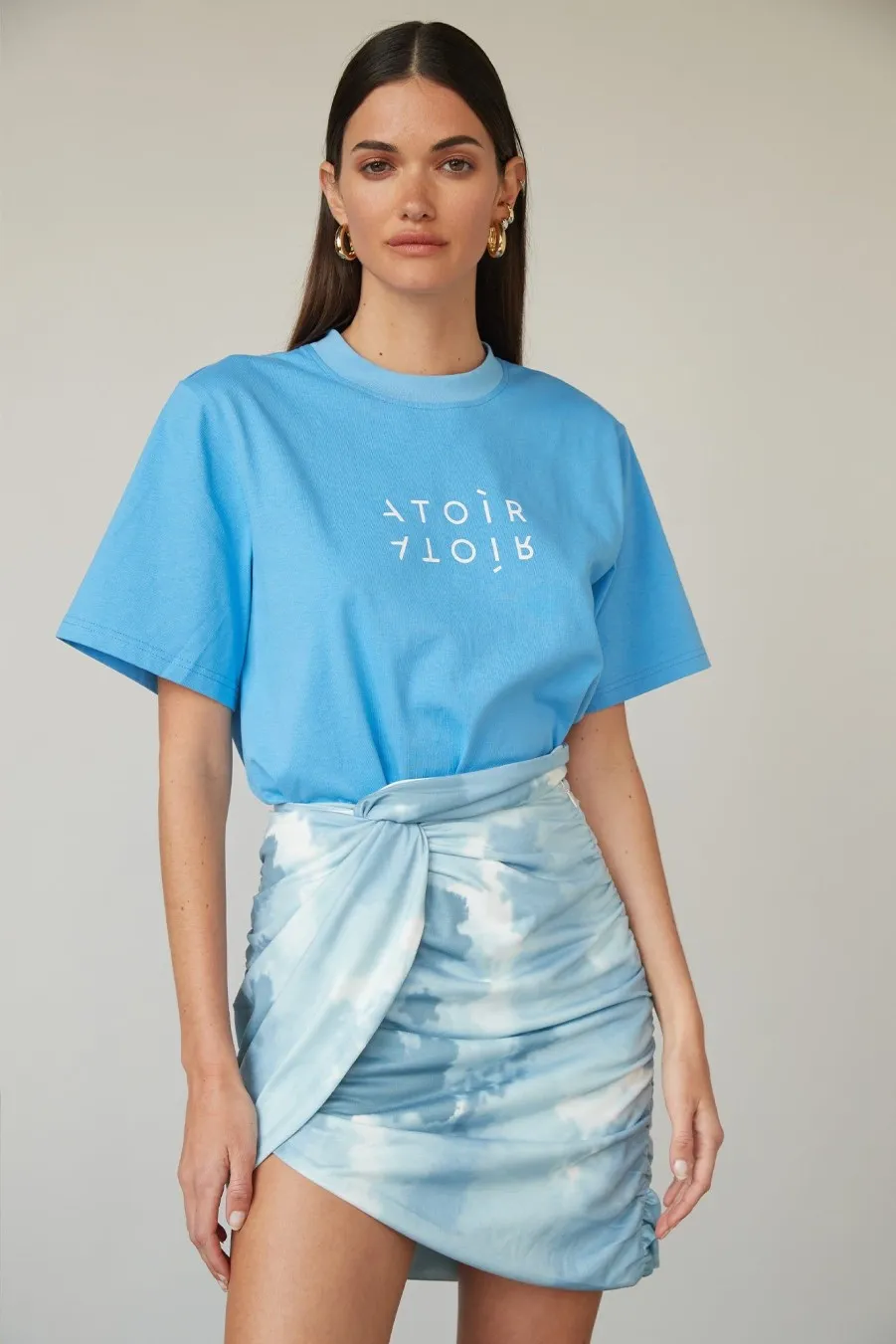 Women Atoir  | Cassandra Skirt Sky