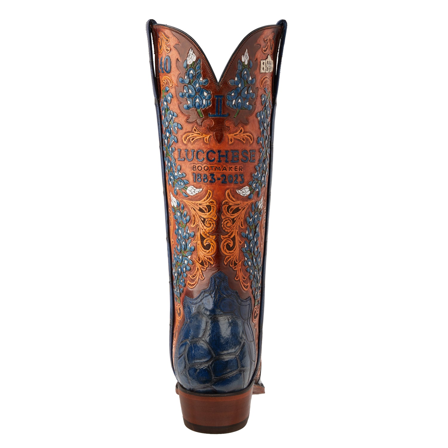 Women's Bluebonnet 140th Anniversary Boot :: Cavalry Blue