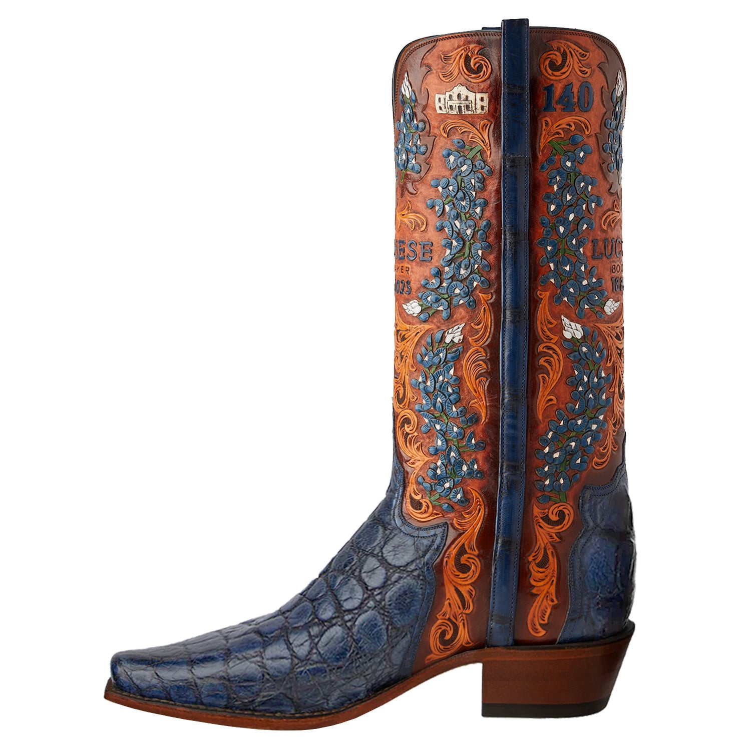 Women's Bluebonnet 140th Anniversary Boot :: Cavalry Blue