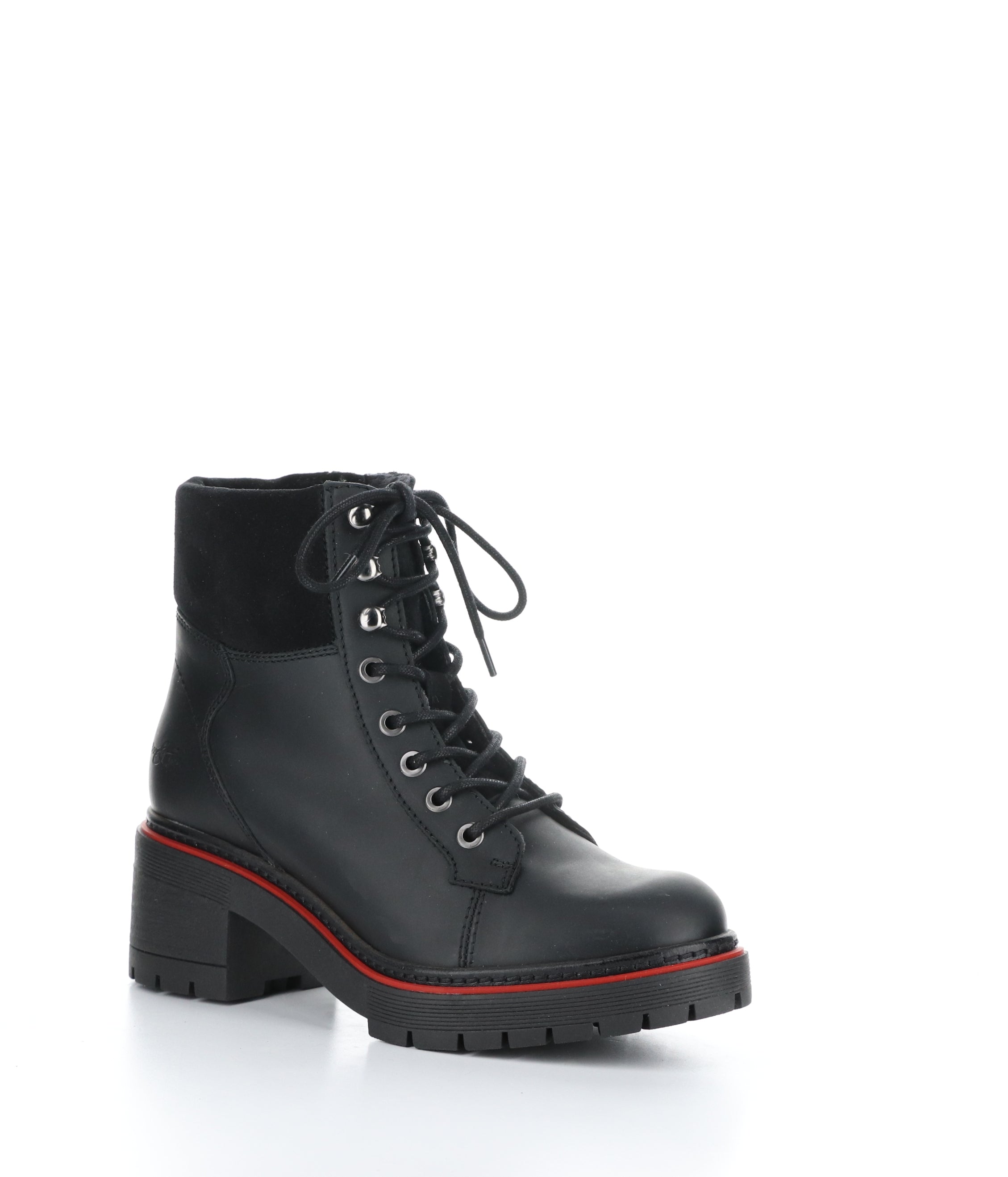 ZOA BLACK Round Toe Boots