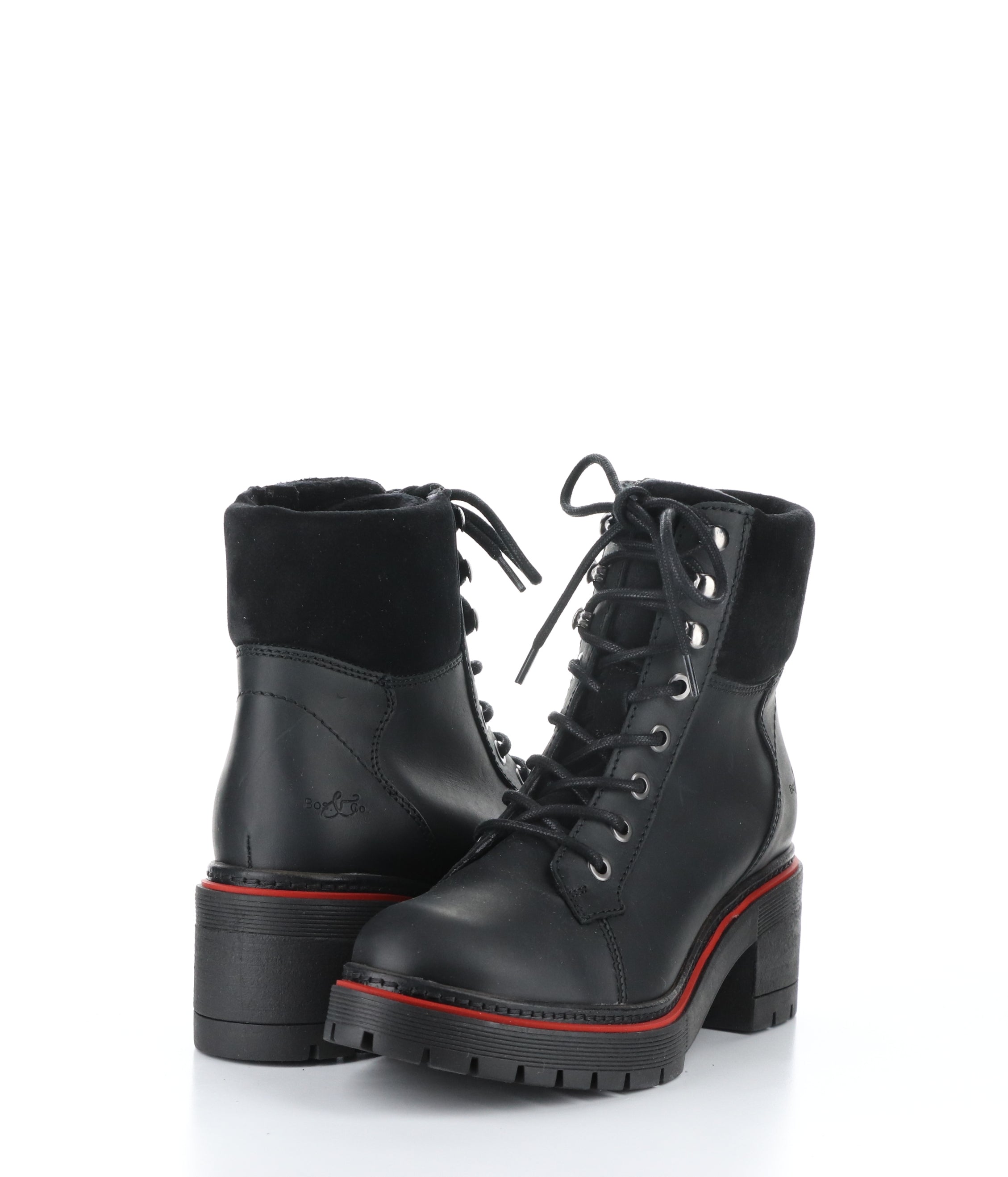 ZOA BLACK Round Toe Boots