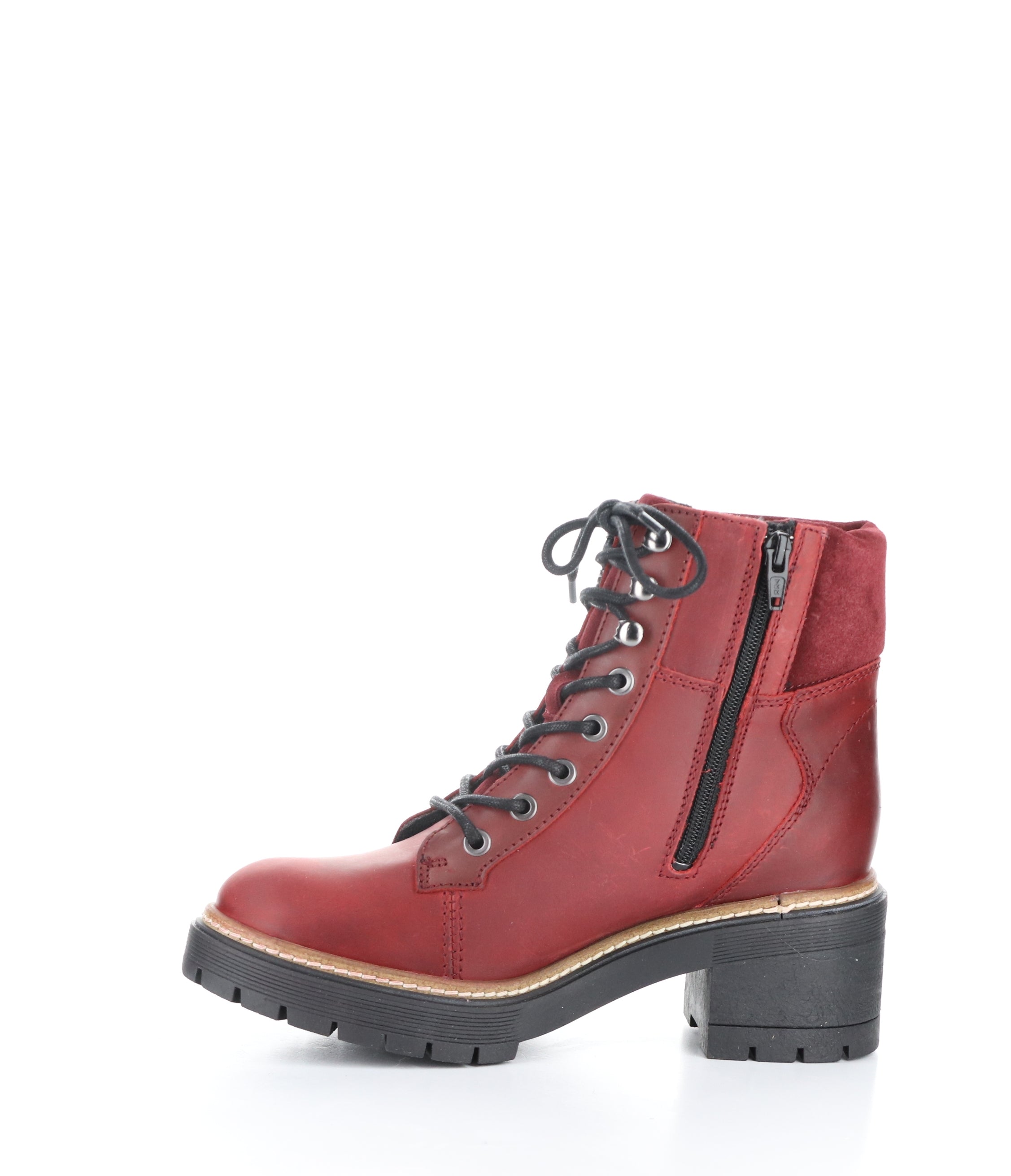 ZOA SCARLET/SANGRIA Round Toe Boots